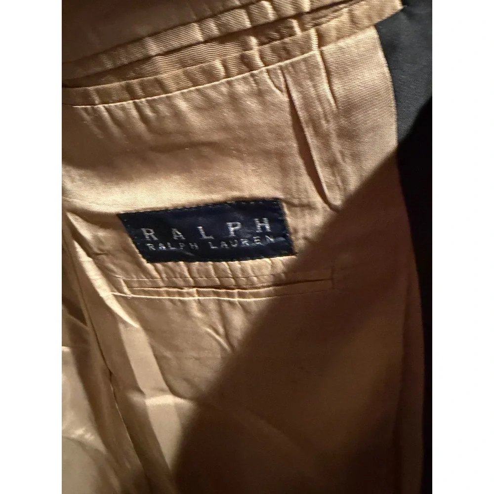 Ralph‎ Lauren Wool Sport Coat Blazer Men's Gray Two Button Business Formal